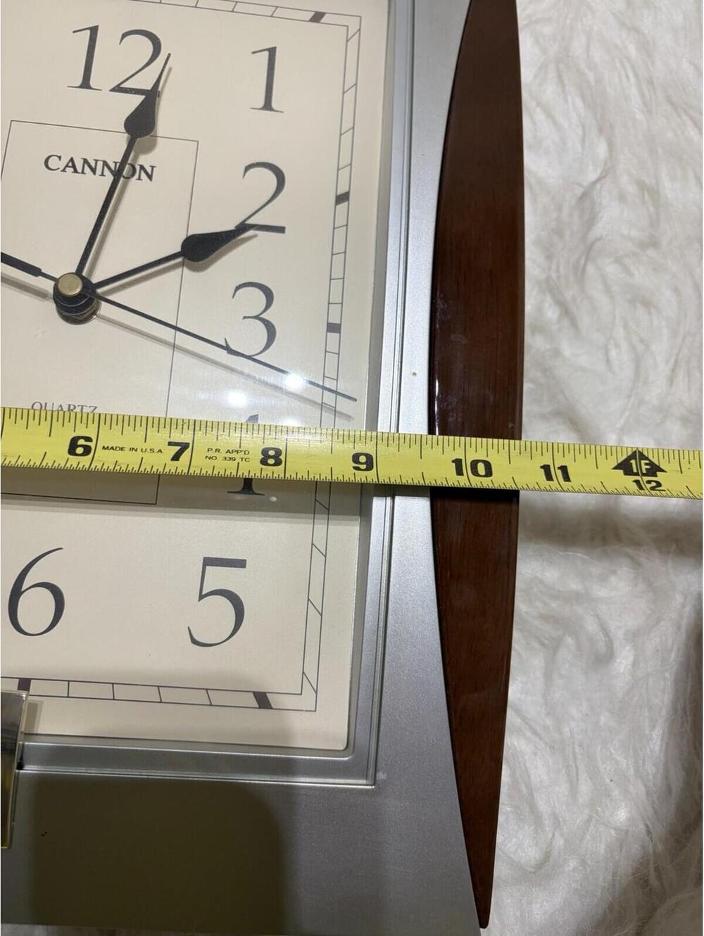 Vintage Cannon Quartz Sweep Wall Clock - Works - Picture 6 of 6